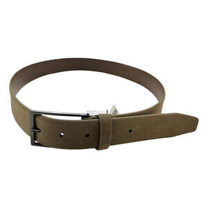 Hugo Boss Calindo Suede Leather Belt Light Brown Size 32 W